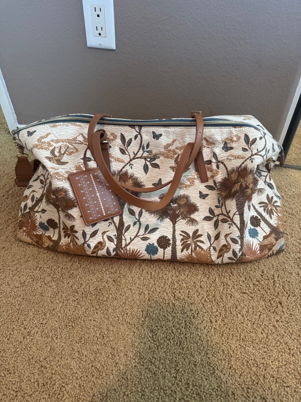 Spartina 449 Ashley River Landscape Voyager Duffle Bag